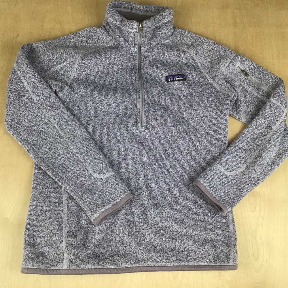 Patagonia Better Sweater Womens Small Quarter Zip Fleece Jacket Pullover Outdoor